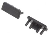 Obturator Negru pentru Profile LED, 20 buc.