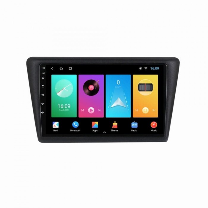 Navigatie dedicata cu Android Skoda Rapid 2011 - 2019, 2GB RAM, Radio GPS Dual