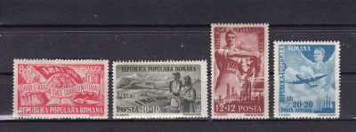 ROMANIA 1948 LP 233 - 1 MAI - ZIUA MUNCII SERIE MNH foto