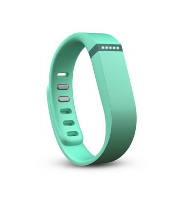 Bratara TPU pentru Fitbit Flex-Mărime S-Culoare Bleu turquoise foto