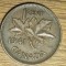 Canada - moneda de colectie bronz WWII - 1 cent 1941 - serie mai rara cu king George VI - superba !