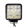 Proiector LED Auto Offroad 48W, 3520 Lumeni, 12V-24V, Patrat, IP67, Spot Beam, Durata 30000h, Aliaj Aluminiu, Universal