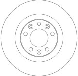 TRW DF6667 Disc frana