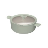 Cumpara ieftin Oala cu Capac Berghoff Balance HighLine Cooking 28cm - Aluminiu Reciclat, Antiaderenta, Inductie, Sticla cu Scurgere, Manere Reci