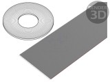 Cablu bandă 1,27mm litat Cu neecranat PVC gri 30,5m CONNFLY