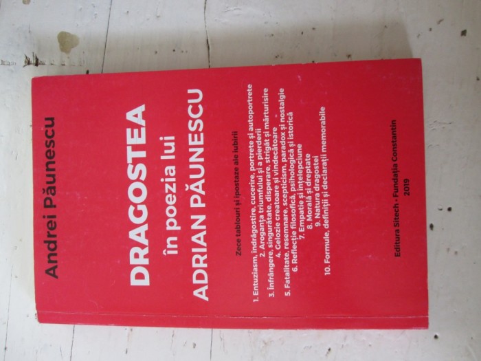 Andrei Paunescu - Dragostea in poezia lui Adrian Paunescu