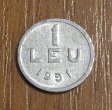 1 leu 1951, RPR / Rom&acirc;nia, aluminiu