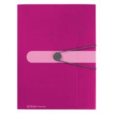Mapa pp a4 30mm eotg inchidere buton cu elastic, ciclam opac