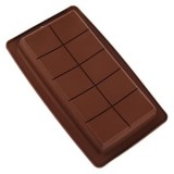 Forma din Silicon pentru Ciocolata (10 Compartimente) 21x2,5x12,5cm, CMCLASS