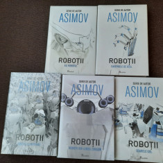 ASIMOV ROBOTII SERIA COMPLETA 5 VOLUME EDITIE DE LUX