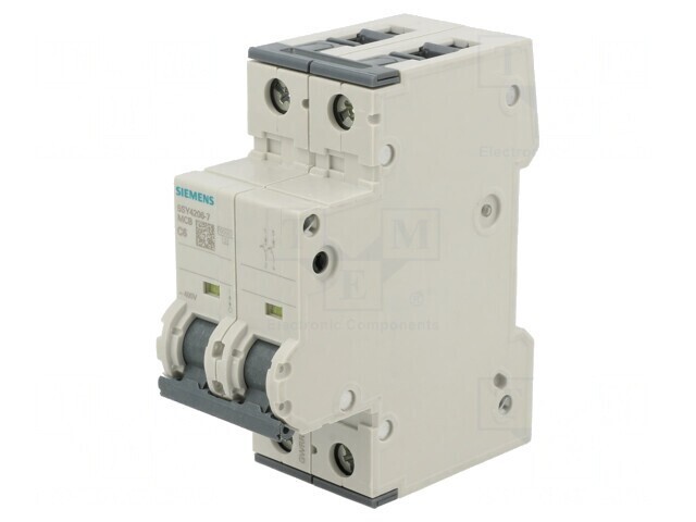 &Icirc;ntrerupător de Supracurent 6A 2 Poli 230/400VAC 10kA
