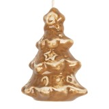 Cumpara ieftin Set 3 ornamente brad Craciun ceramica 6x5x9 cm