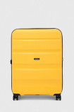 American Tourister valiza culoarea galben