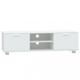 Cumpara ieftin Comoda TV, alb, 140x40,5x35 cm, lemn prelucrat