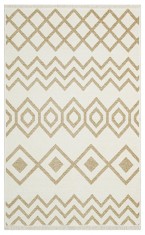 Covor de living / dormitor Maze Home MONDO Reversibil, Cream Beige 01 (diverse dimensiuni)