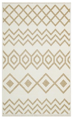 Covor de living / dormitor Maze Home MONDO Reversibil, Cream Beige 01 (diverse dimensiuni) foto