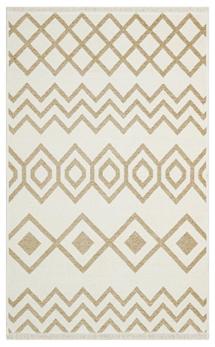 Covor de living / dormitor Maze Home MONDO Reversibil, Cream Beige 01 (diverse dimensiuni)