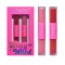 Set de Buze, KEVIN &amp; COCO, Stay Wild 4 Culori, 2 Gloss-uri si 2 Rujuri Mate, 15.1 x 8.1 x 2cm, Roz/Rosu