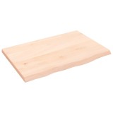 Cumpara ieftin Blat de masa, 60x40x2 cm, lemn masiv de stejar netratat