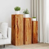 VidaXL Suport plante 3 piese Lemn masiv de palisandru Maro