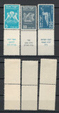 Israel 1950 Mi 33/34 , 38 + file MH, MLH - Pasari din Israelul antic