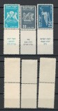 Israel 1950 Mi 33/34 , 38 + file MH, MLH - Pasari din Israelul antic, Nestampilat