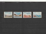 ROMANIA 1956 LP 424 POSTA AERIANA VEDERI SERIE MNH NESTAMPILATA, Nestampilat