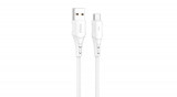 Vipfan Colorful X12 Cablu USB și USB-C, 3A, 1m (alb)