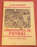 Program fotbal - Campionatul de Fotbal editia 1979-1980 (AS LOTO-PRONOSPORT)