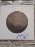 1 penny 1936, Europa