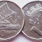 1738 Fiji 50 cents 2009 Elizabeth II Sailing canoe - Takia km 122 UNC