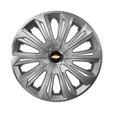 Set 4 capace roti Strong silver varnished R15 Compatibil Cu Chevrolet
