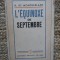 HENRY DE MONTHERLANT - L&#039;EQUINOXE DE SEPTEMBRE (1938, editie cartonata)
