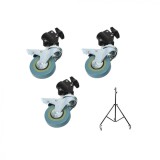 Cumpara ieftin Set de 3 roti NICEFOTO B-22 pentru stative