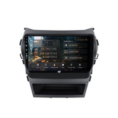 Navigatie Hyundai Santa Fe IX45 (2013-2017) 8GB RAM Android 13 Octacore Slot Sim 4G DSP GPS Wi-FI Carplay Android Auto USB Bluetooth Waze Touchscreen