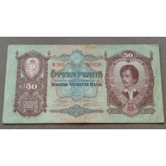 Ungaria 1932 - 50 pengo, circulata