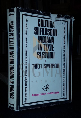 Cultura si filosofie indiana in texte si studii foto