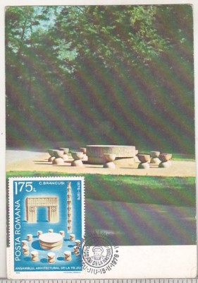 bnk fil Maxima Brancusi 100 ani de la nastere - Masa tacerii Targu Jiu 1976 foto