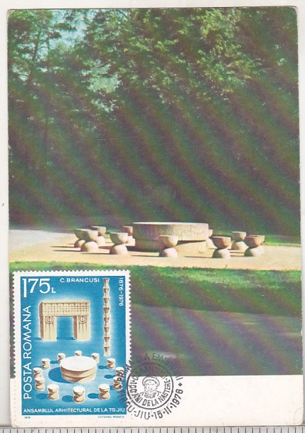 bnk fil Maxima Brancusi 100 ani de la nastere - Masa tacerii Targu Jiu 1976