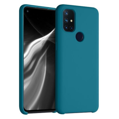 Husa pentru OnePlus Nord N10 5G, Silicon, Verde, 53890.78 foto