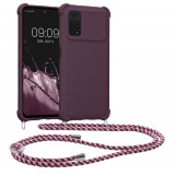 Husa Kwmobile pentru Xiaomi Poco M4 Pro 5G, Silicon, Violet, 59494.187, Textil, Carcasa
