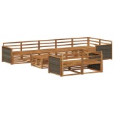 vidaXL Set de canapele de exterior 9 pcs 3383527