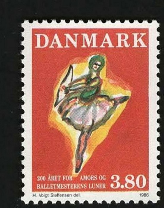 C3064 - Danemarca 1986 - Balet nestampilat MNH