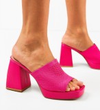 Cumpara ieftin Saboti dama Bolanle Fuchsia