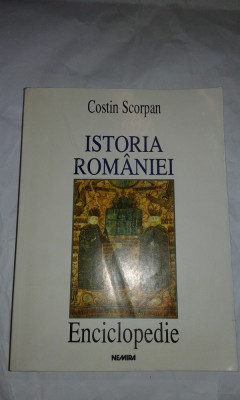 COSTIN SCORPAN - ISTORIA ROMANIEI Enciclopedie foto