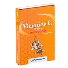 Vitamina C 100mg Propolis Amniocen 20tbl Cod: amni00021 foto