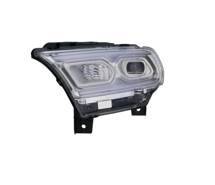 Far DODGE DURANGO, 07.2020-, partea stanga, Type= USA; LED; manual; silver; Omologare SAE; LED; fara the DODGE mark,