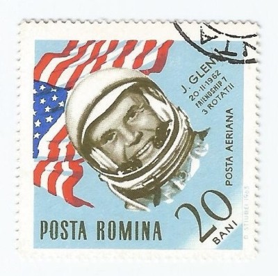 Romania, LP 599/1965, Cosmonautica, eroare, obl. foto