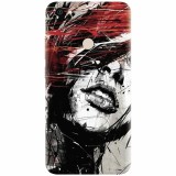 Husa silicon pentru Xiaomi Redmi Note 5A, Byroglyphics Woman Drawing