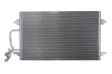 Condensator climatizare AC Audi A8 03, motor: 2.5 TDI, 2.8 V6, 3.3 TDI, 3.7 V8, 4.2 V8, Condenser fara uscator, 705x420x18, miez si rezervor din